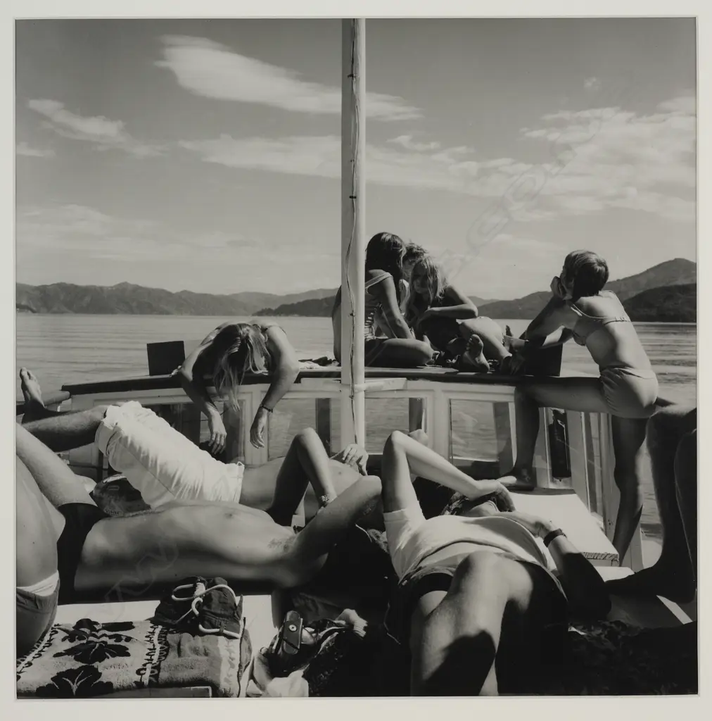 Ans Westra (1936-2023) - Students at Curious, Cove Queen Charlotte Sound, Image 1++